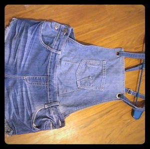 Overall shorts